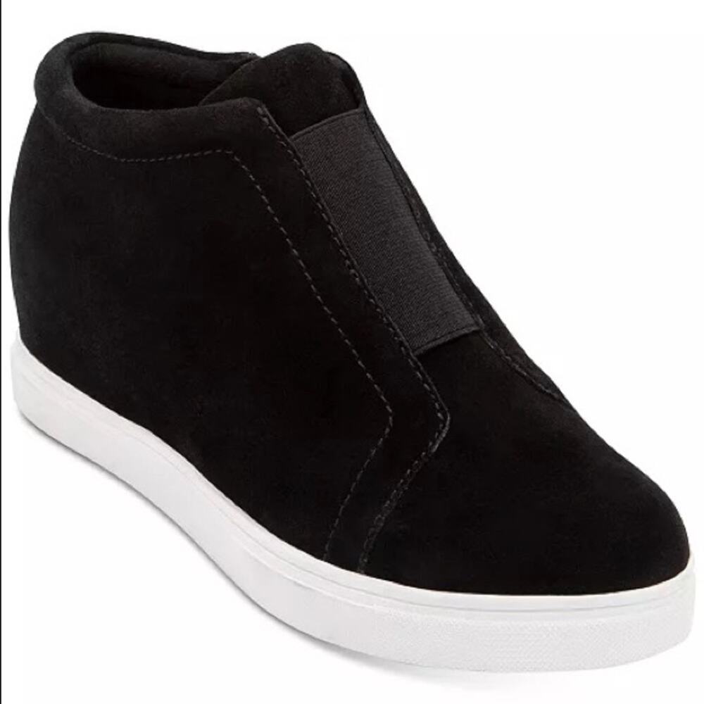 Aqua College Glady Waterproof Sneakers Black Suede 8.5M